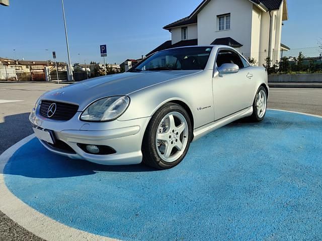Usata Mercedes SLK32 AMG AMG 354 CV (260 kW) 2001 Argento Cabrio