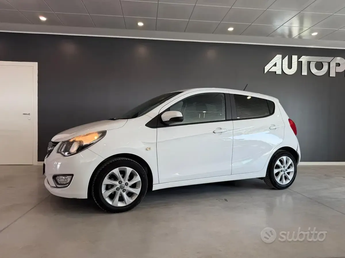 Usata Opel Karl Cosmo 75 CV (55 kW) 2015 Bianco Utilitaria