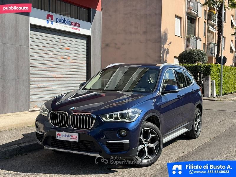 Usata BMW X1 xLine 116 CV (85 kW) 2018 Blu SUV