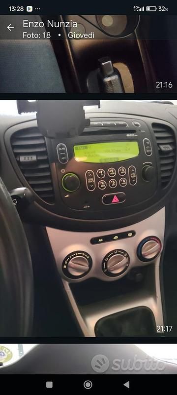 Usata Hyundai i10 2011 Bianco Utilitaria