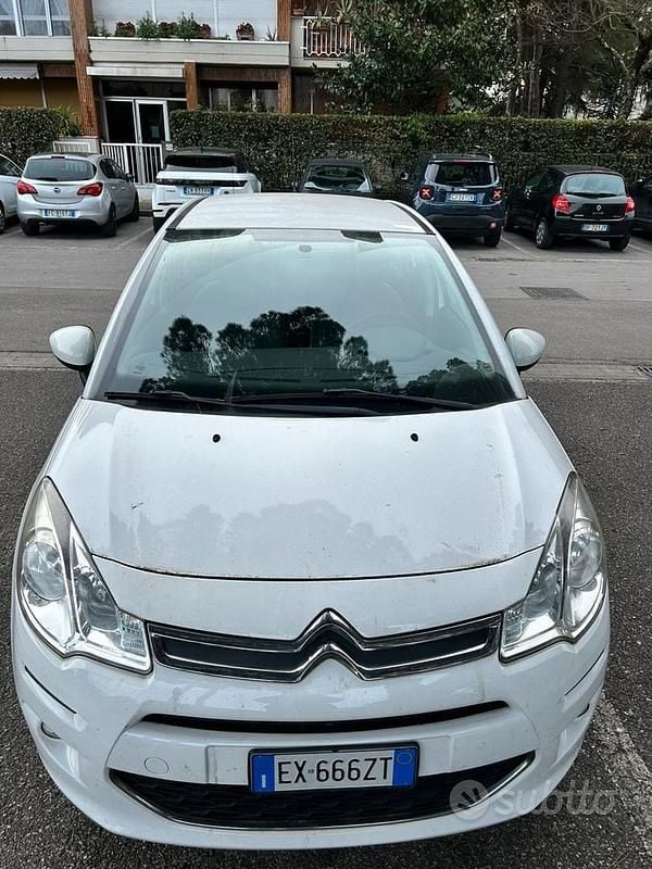 Usata Citroën C3 68 CV (50 kW) 2015 Bianco Berlina