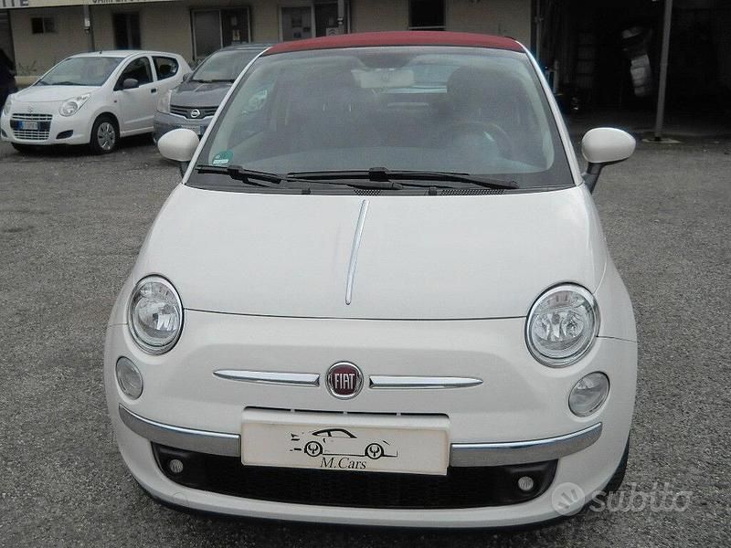 Usata Fiat 500C Lounge 69 CV (50 kW) 2015 Bianco Cabrio