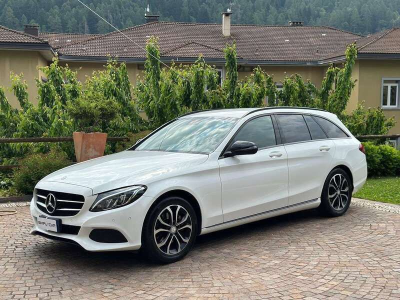 Usata Mercedes C220 Premium 170 CV (125 kW) 2016 Bianco Station wagon