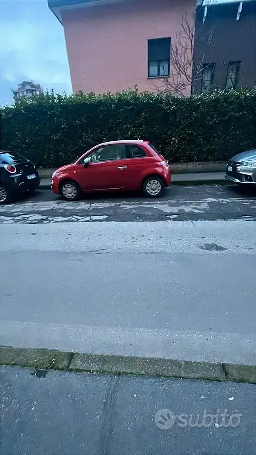 Usata Fiat 500 69 CV (50 kW) 2010 Rosso Utilitaria