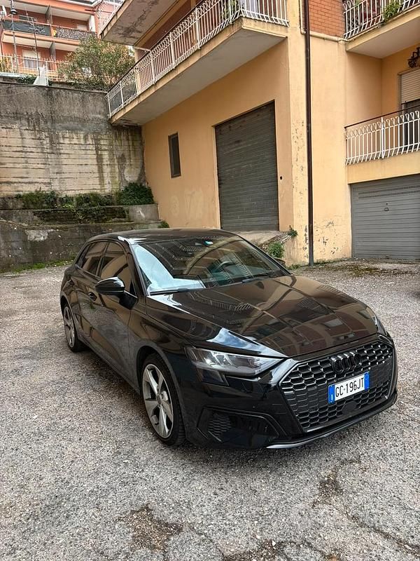 Usata Audi A3 Advanced 150 CV (110 kW) 2020 Nero Berlina