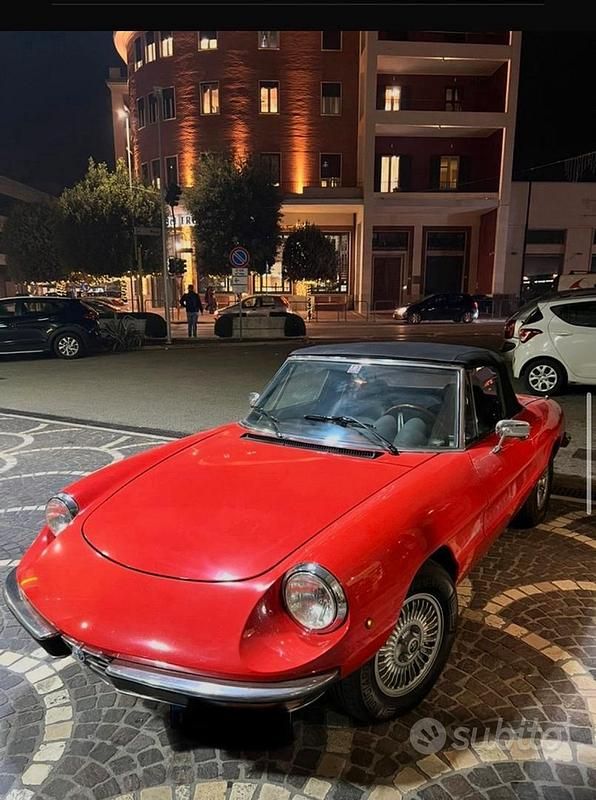 Usata Alfa Romeo Spider 2022 Rosso Cabrio