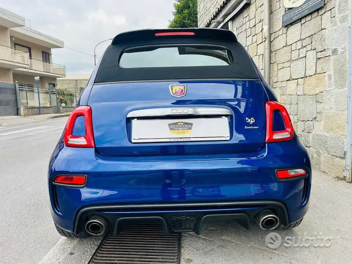 Usata Abarth 595 Turismo 135 CV (99 kW) 2016 Blu Cabrio