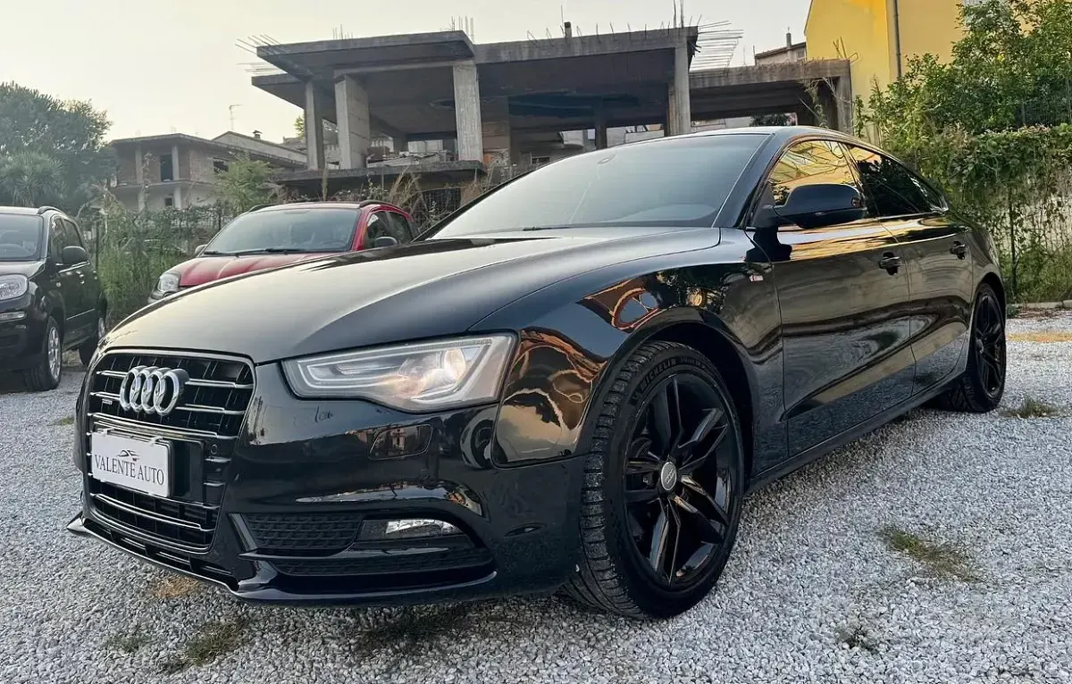 Usata Audi A5 Sportback S-Line 245 CV (180 kW) 2012 Nero Utilitaria