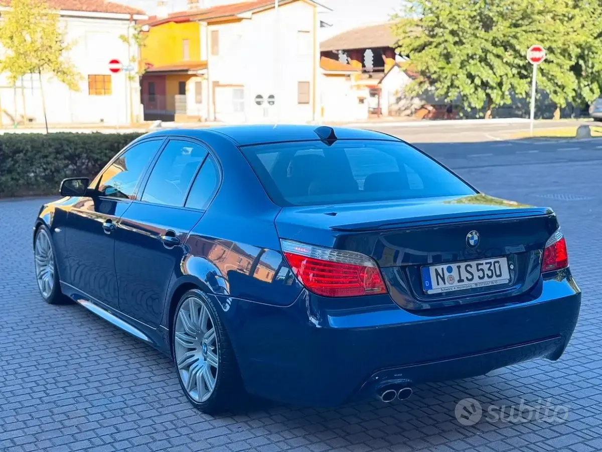 Usata BMW 530 M Sport 235 CV (172 kW) 2008 Bluazzurro Berlina