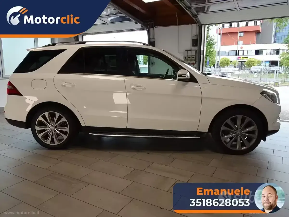 Usata Mercedes ML250 Premium 204 CV (150 kW) 2015 Bianco SUV