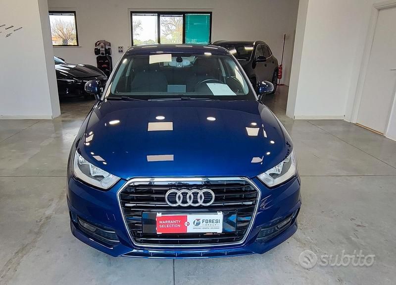 Usata Audi A1 Admired 82 CV (60 kW) 2018 Blu Berlina