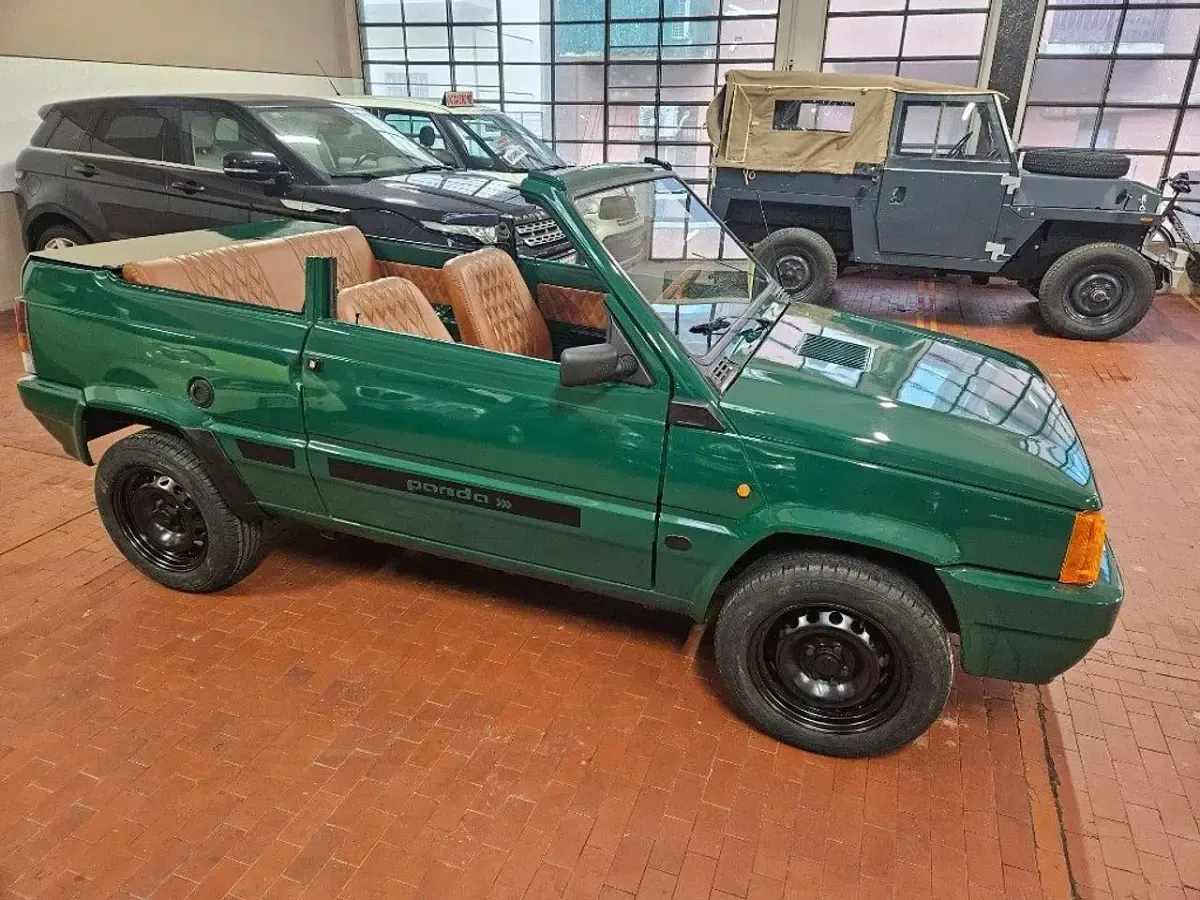 Usata Fiat Panda 39 CV (28 kW) 1997 Verde inglese Cabrio