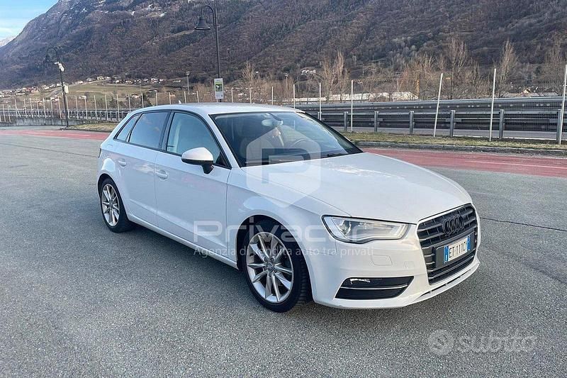 Usata Audi A3 Sportback Ambition 150 CV (110 kW) 2013 Bianco Utilitaria