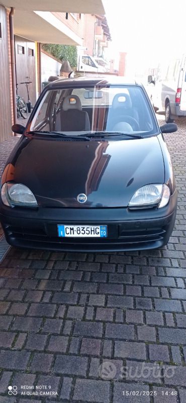 Usata Fiat 600 2001 Nero Utilitaria