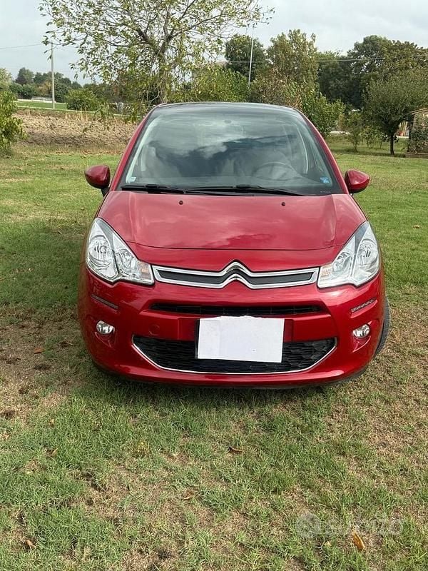 Usata Citroën C3 Exclusive 82 CV (60 kW) 2016 Rosso Utilitaria