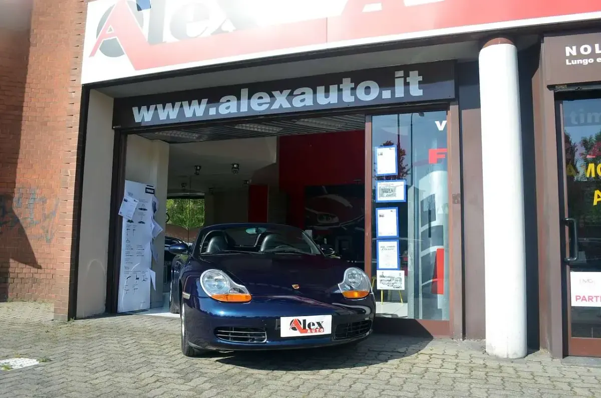 Usata Porsche Boxster 204 CV (150 kW) 2002 Blu/azzurro Cabrio