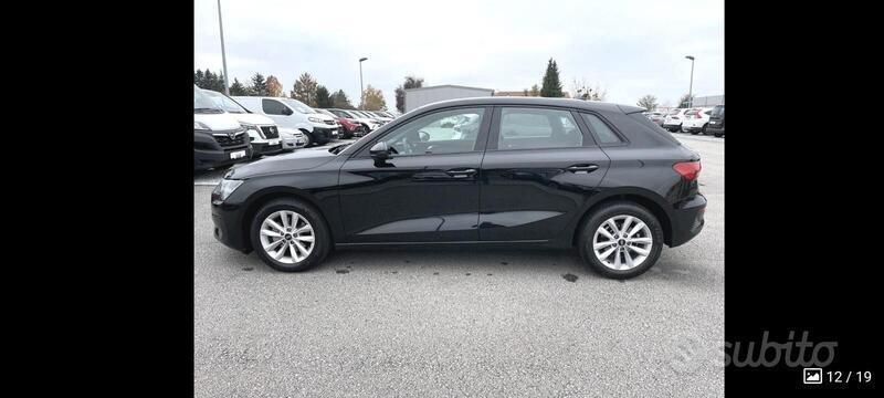 Usata Audi A3 Advanced 110 CV (80 kW) 2022 Nero Berlina
