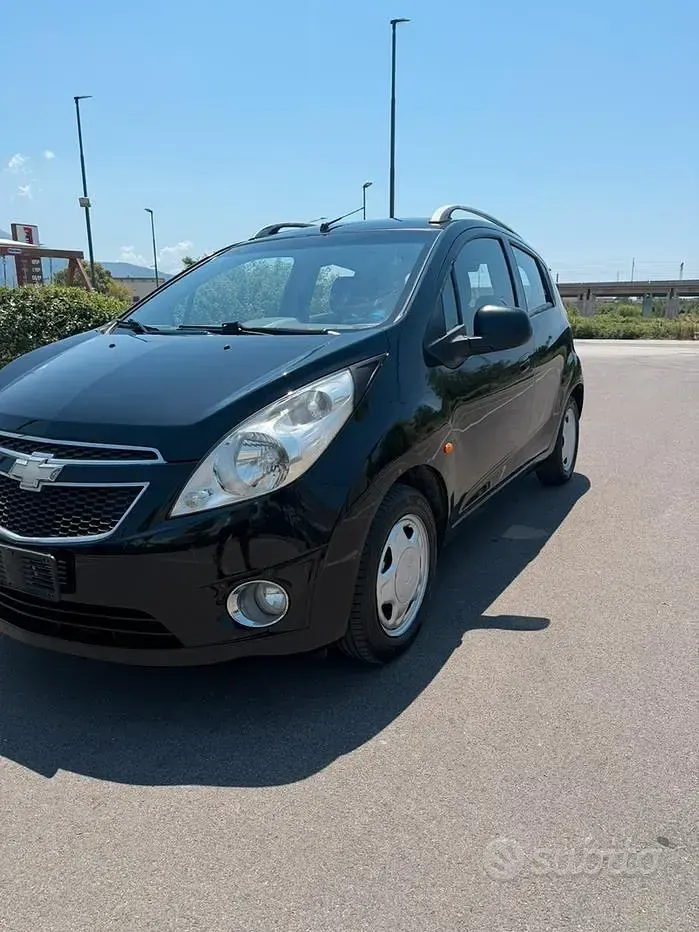 Usata Chevrolet Spark 68 CV (50 kW) 2010 Nero Utilitaria