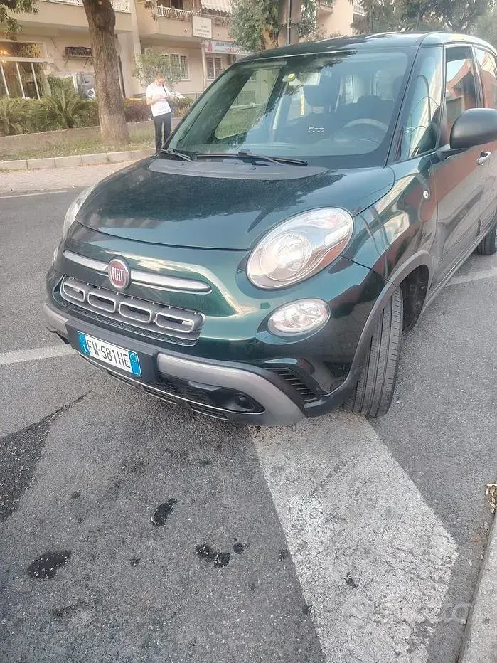 Usata Fiat 500L Cross 95 CV (69 kW) 2019 Verde Monovolume