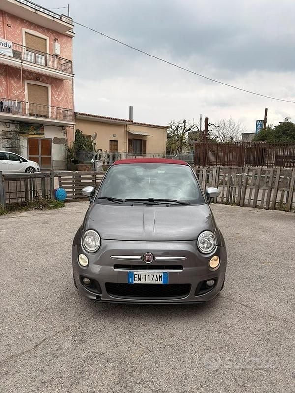 Usata Fiat 500C 85 CV (62 kW) 2014 Grigio Cabrio