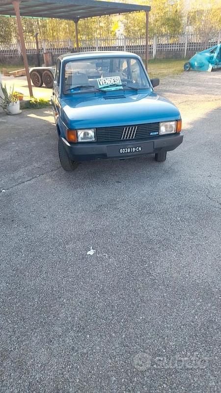 Usata Fiat 127 1981 Blu Utilitaria