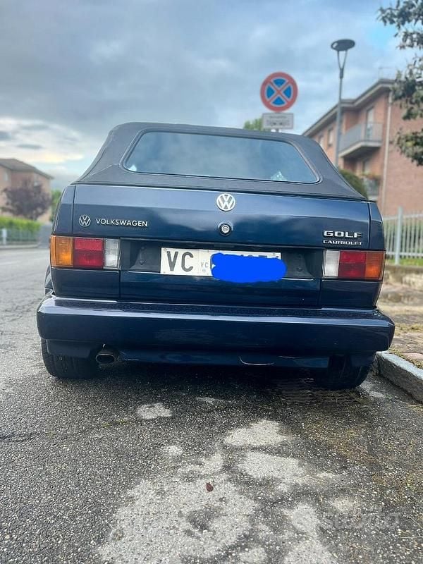 Usata VW Golf Cabriolet 1988 Blu Cabrio