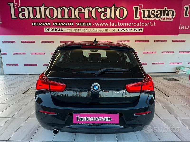 Usata BMW 116 116 CV (85 kW) 2019 Nero Utilitaria