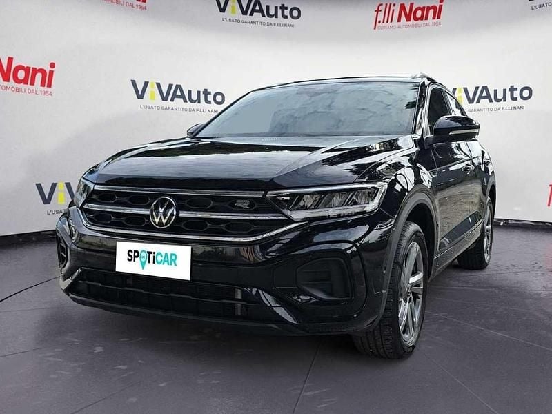 Usata VW T-Roc R-line 110 CV (80 kW) 2023 Nero SUV