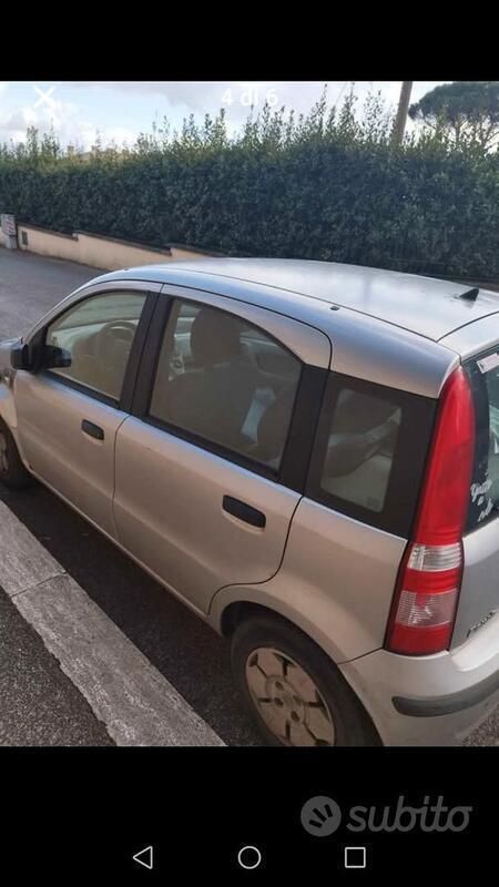 Usata Fiat Panda 2005 Argento Utilitaria