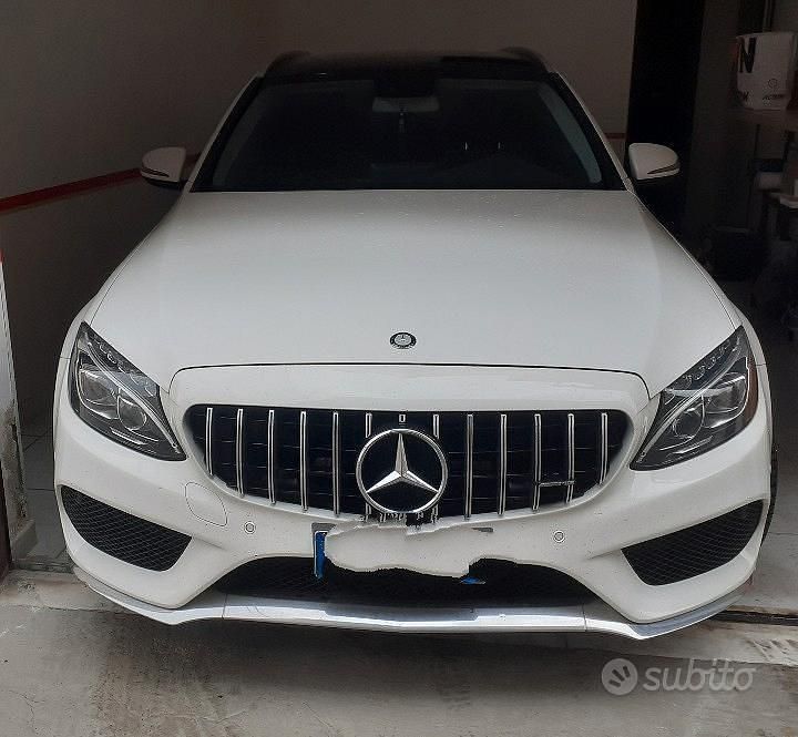 Usata Mercedes C220 AMG 170 CV (125 kW) 2016 Bianco Station wagon