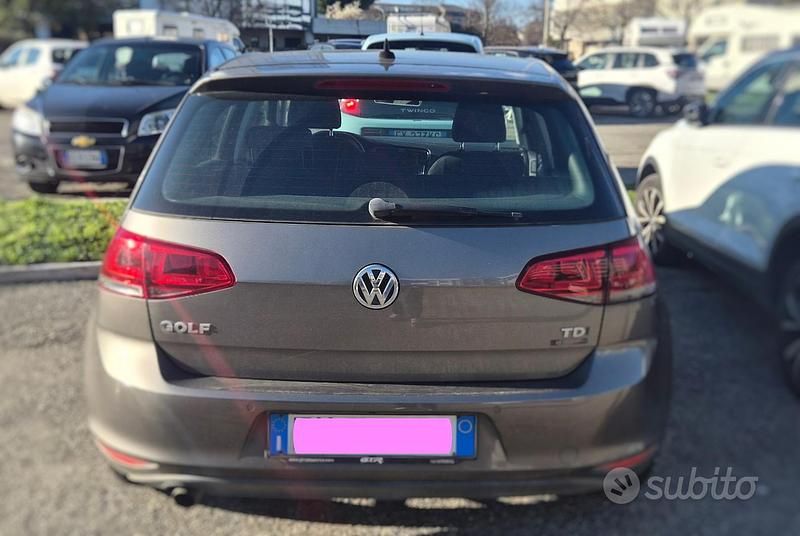 Usata VW Golf VII Highline 105 CV (77 kW) 2014 Grigio Berlina