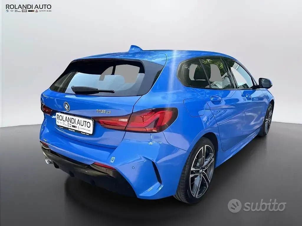 Usata BMW 116 M Sport 116 CV (85 kW) 2022 Blu Utilitaria