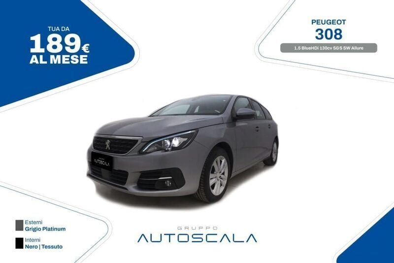 Usato 2021 Peugeot 308 1.5 Diesel 131 CV (16.990 €)