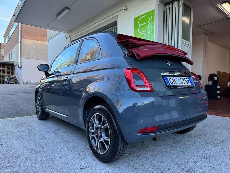 Usata Fiat 500C Red 70 CV (51 kW) 2022 Grigio Cabrio