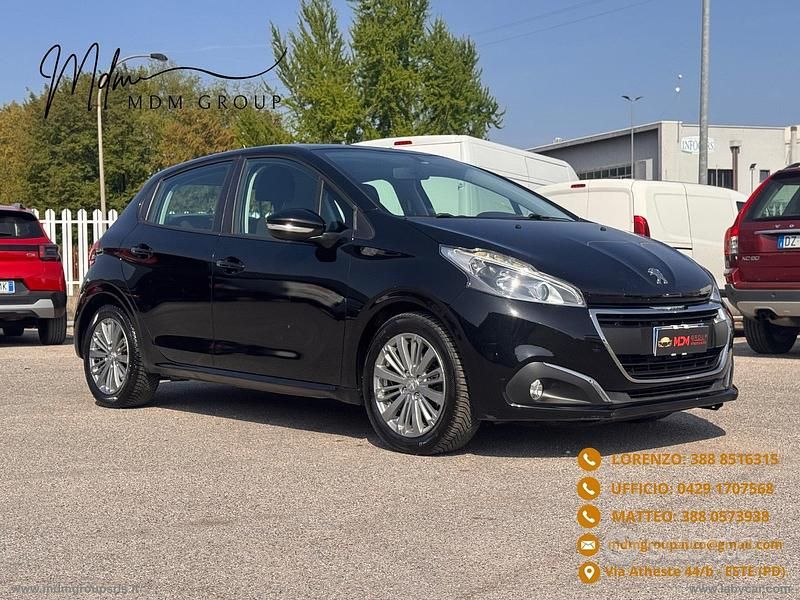 Usata Peugeot 208 Allure 75 CV (55 kW) 2016 Grigio Utilitaria
