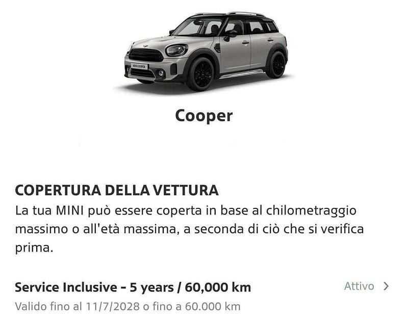 Usata Mini Cooper Countryman 136 CV (100 kW) 2023 Argento SUV