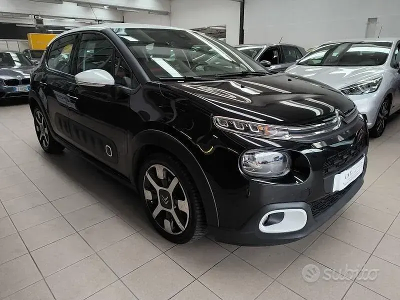 Usata Citroën C3 Shine 99 CV (72 kW) 2017 Nero Berlina