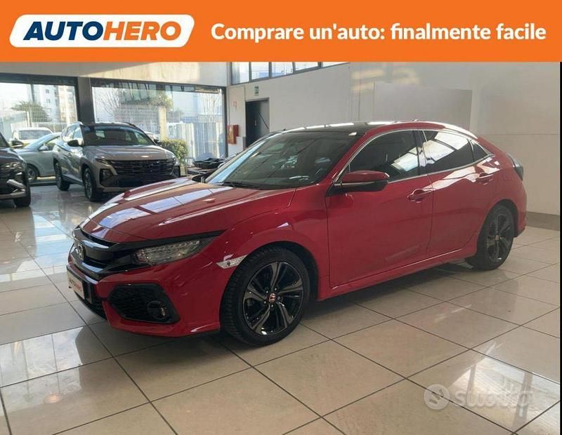 Usata Honda Civic Executive 120 CV (88 kW) 2018 Rosso Berlina