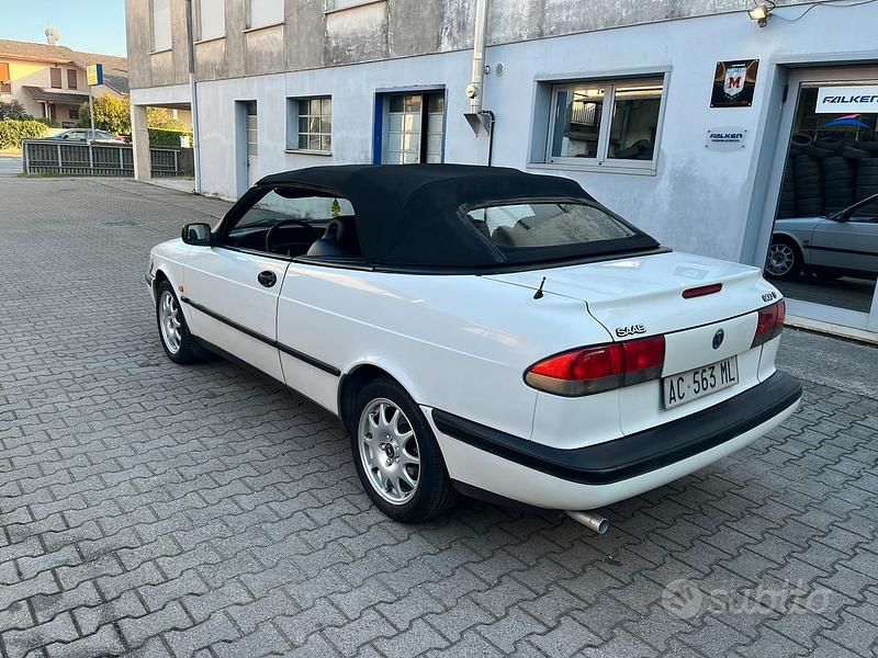 Usata Saab 900 Cabriolet 1995 Bianco Cabrio