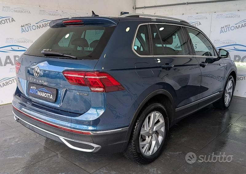 Usata VW Tiguan Elegance 150 CV (110 kW) 2020 Blu SUV
