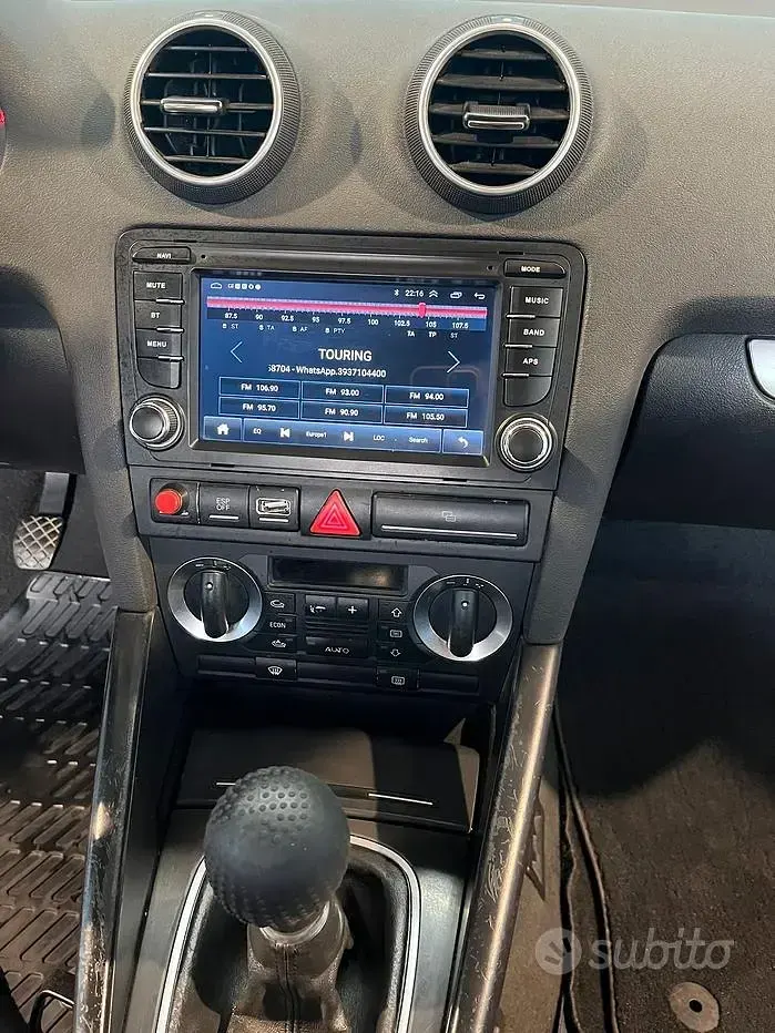 Usata Audi A3 2007 Nero Utilitaria