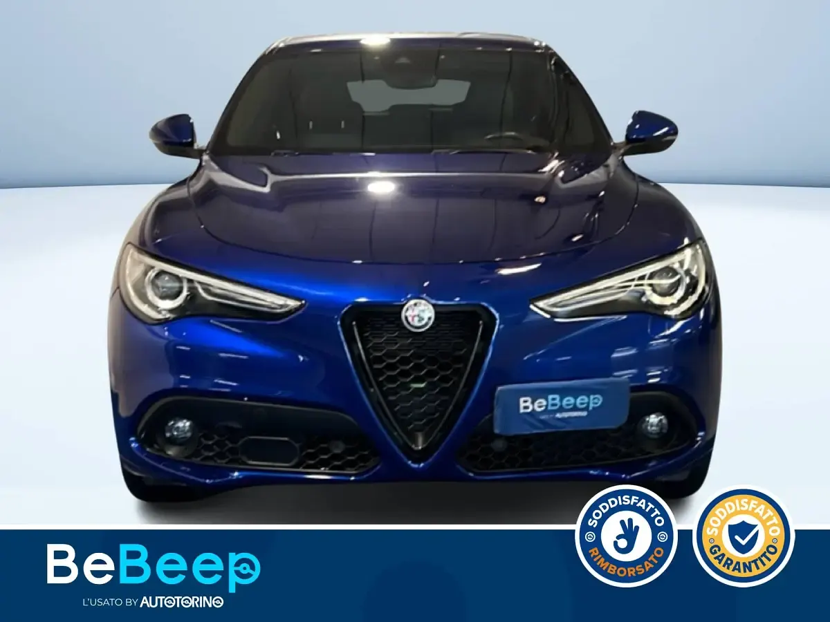 Usata Alfa Romeo Stelvio Veloce 210 CV (154 kW) 2020 Blu metallizzato SUV