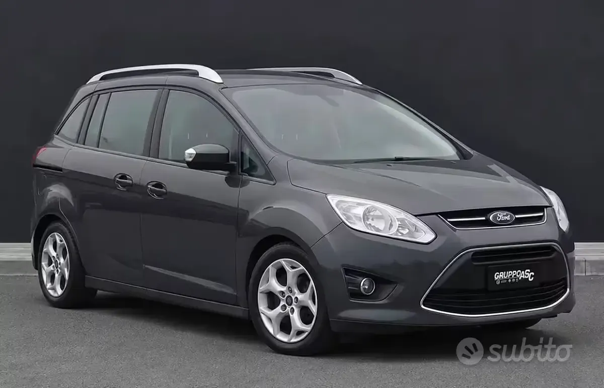 Usata Ford Grand C-Max Titanium 116 CV (85 kW) 2011 Grigio Monovolume