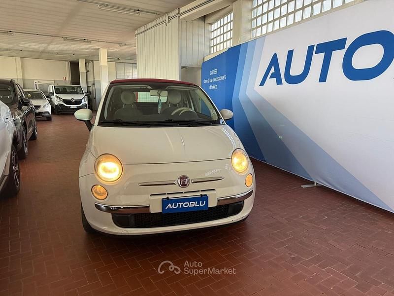 Usata Fiat 500C Lounge 86 CV (63 kW) 2011 Bianco Cabrio