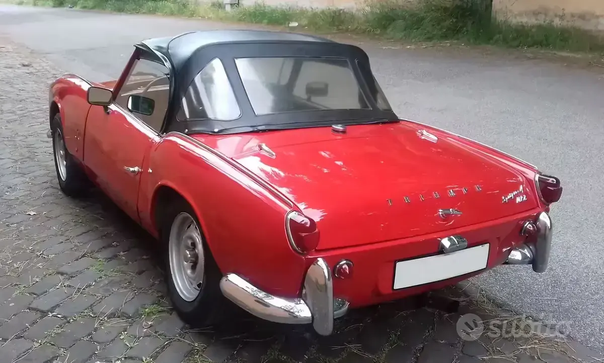 Usata Triumph Spitfire 1960 Rosso Cabrio
