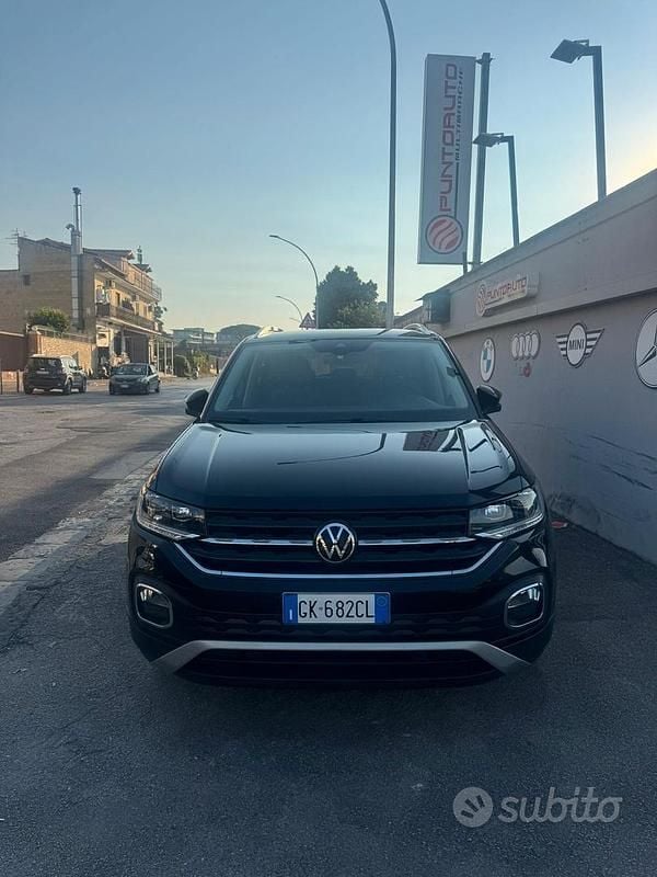 Usata VW T-Cross Advance 150 CV (110 kW) 2022 Nero SUV