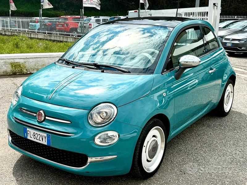 Usata Fiat 500 69 CV (50 kW) 2017 Blu Berlina