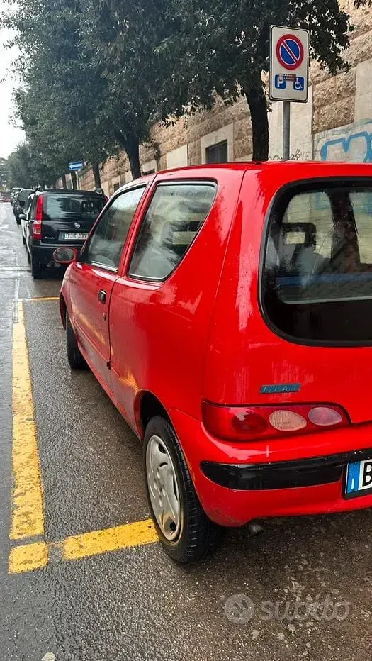 Usata Fiat 600 1999 Rosso Utilitaria