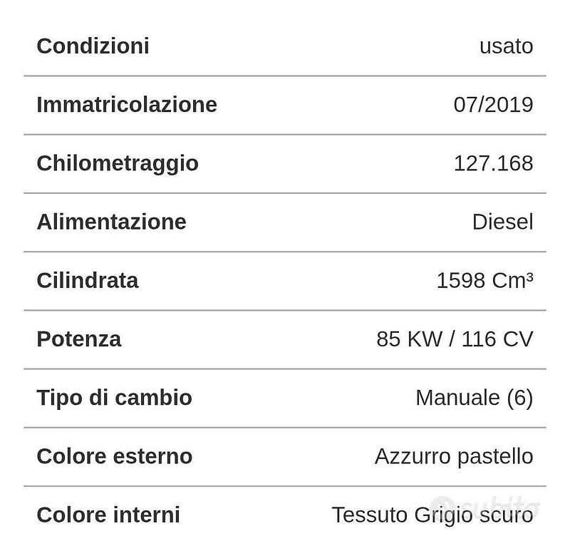 Usata Seat Ateca 115 CV (84 kW) 2019 Blu SUV