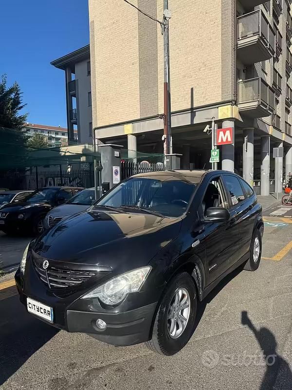Usata Ssangyong (KGM) Actyon 141 CV (103 kW) 2007 Nero Station wagon